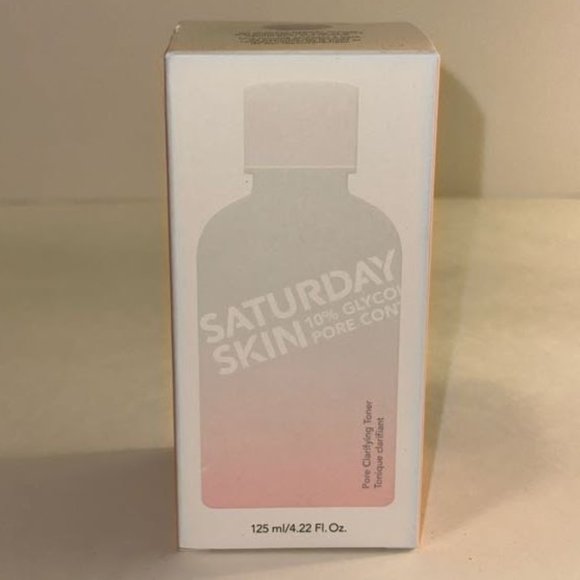 Saturday Skin Other - Saturday Skin Pore Clarifying Toner 10% Glycolic Acid 4.22 oz / 125mL Full Size